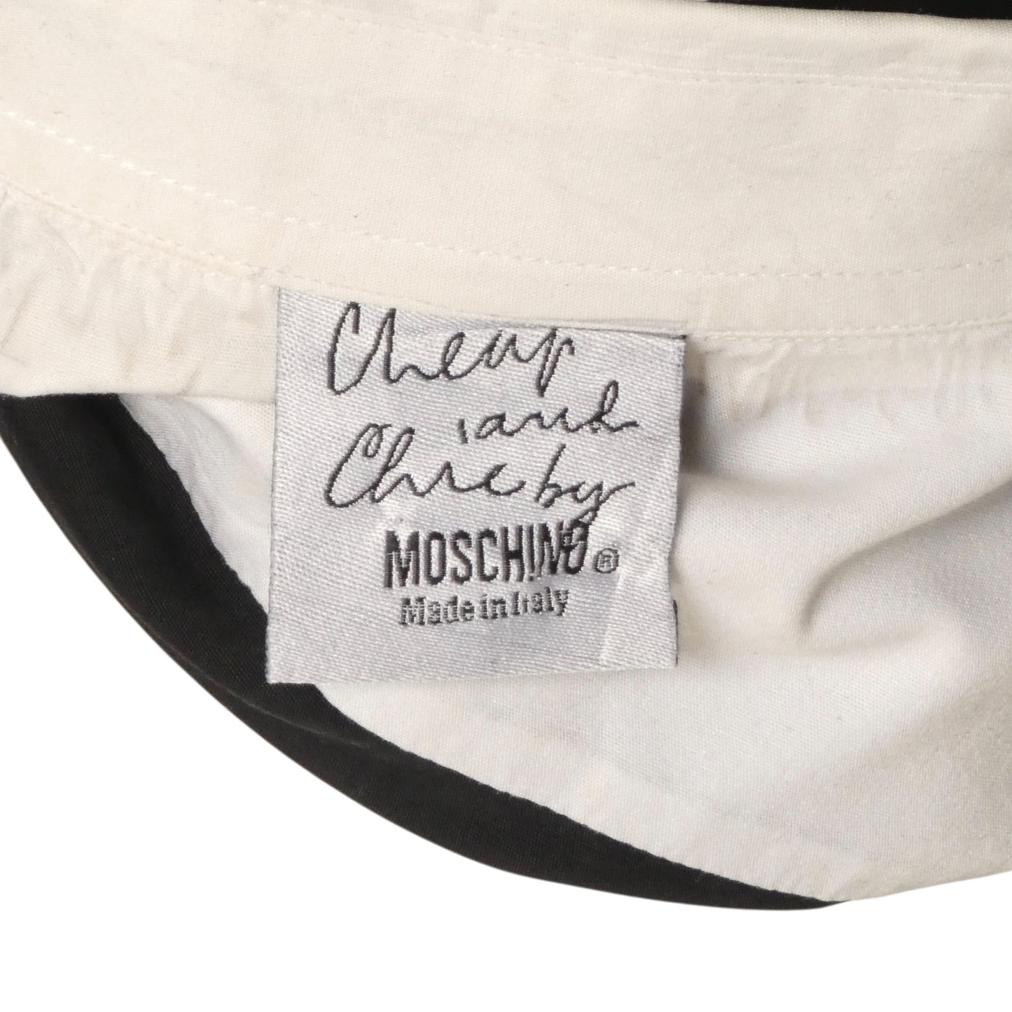 MOSCHINO CHEAP AND CHIC - 1990s Coton Popeye Dress Shirt, Size-Large
