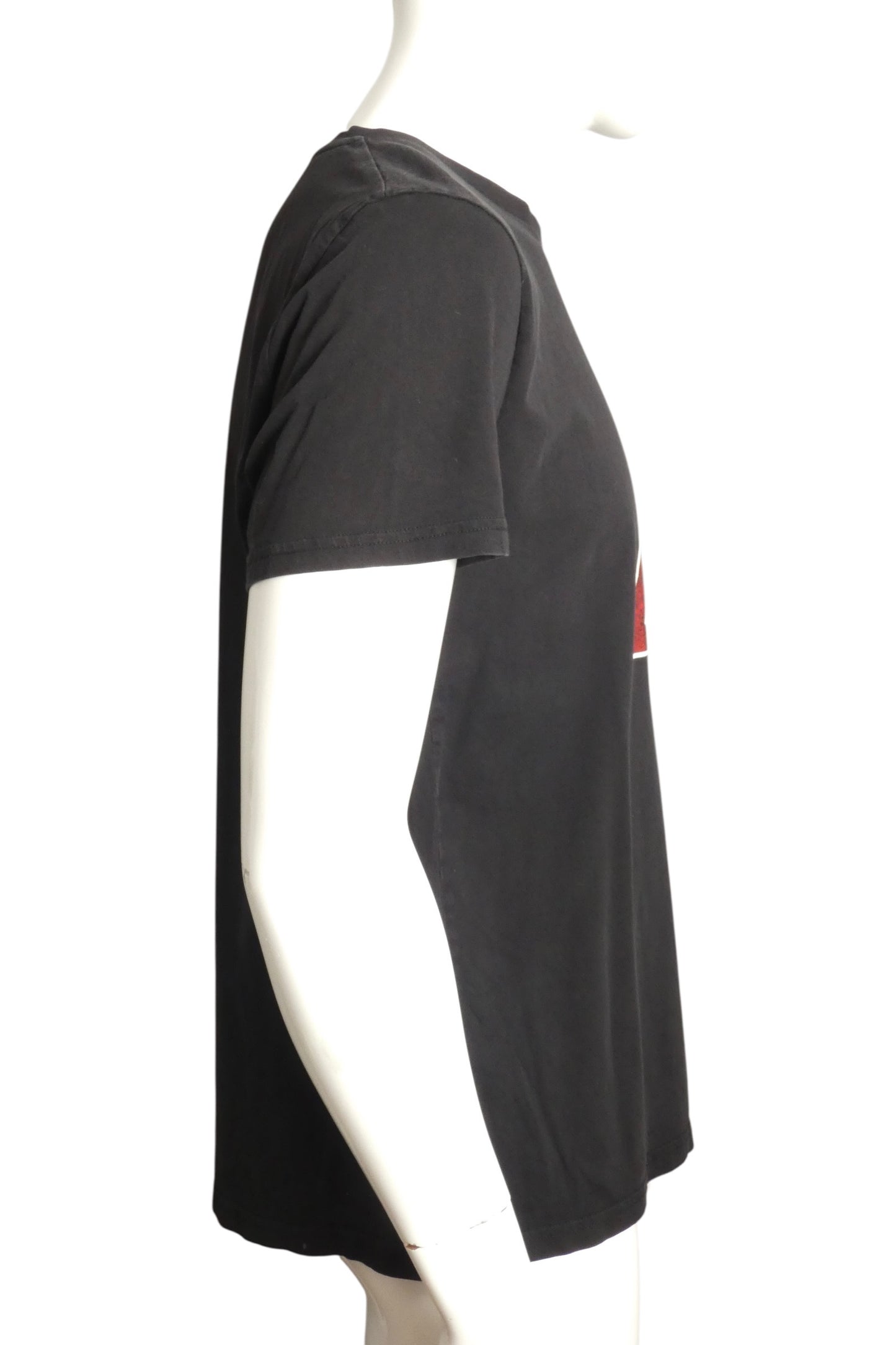 MOSCHINO SWIM - Black Cotton Yield Swim T-Shirt, Size-X-Large
