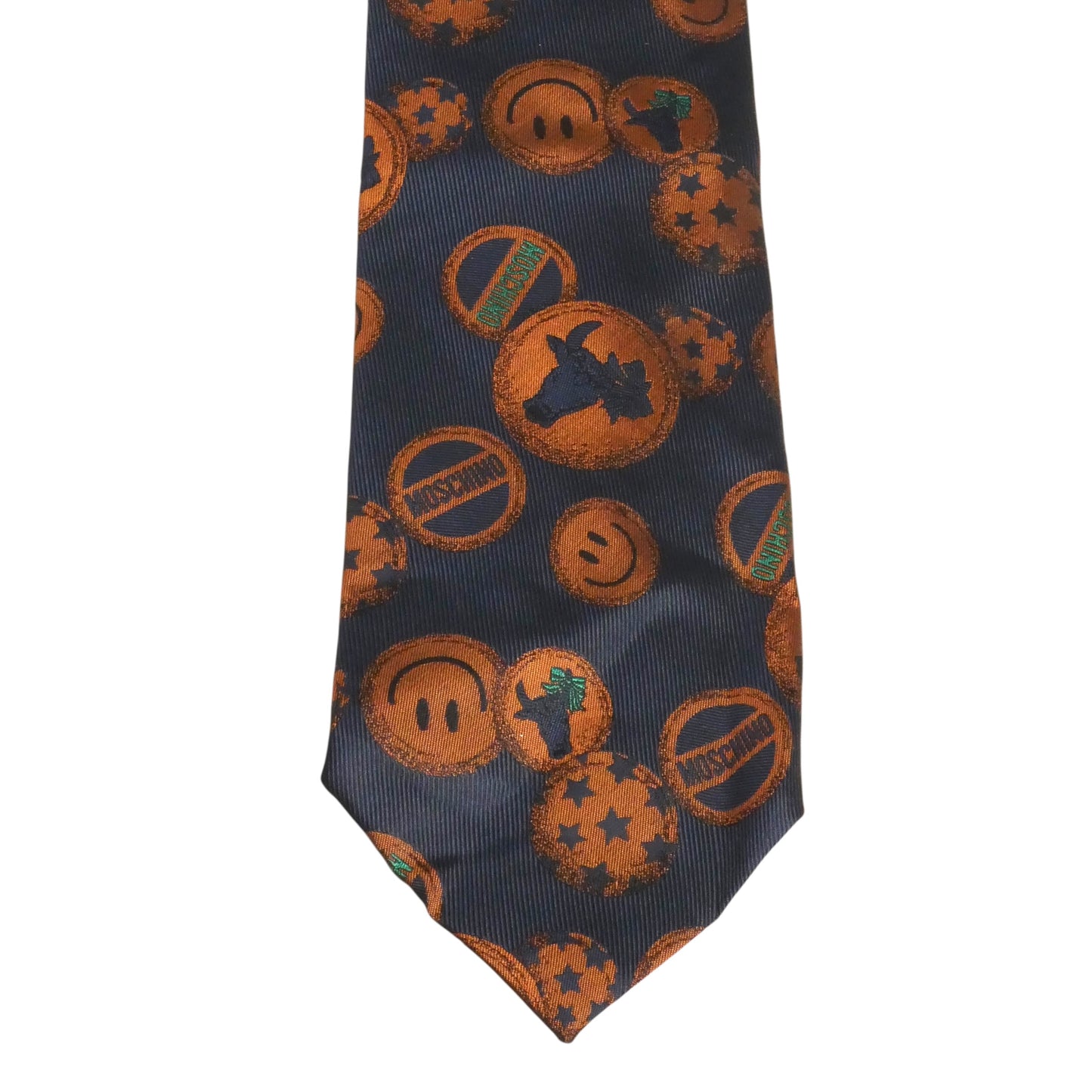 MOSCHINO - 1980s Novelty Brocade Tie