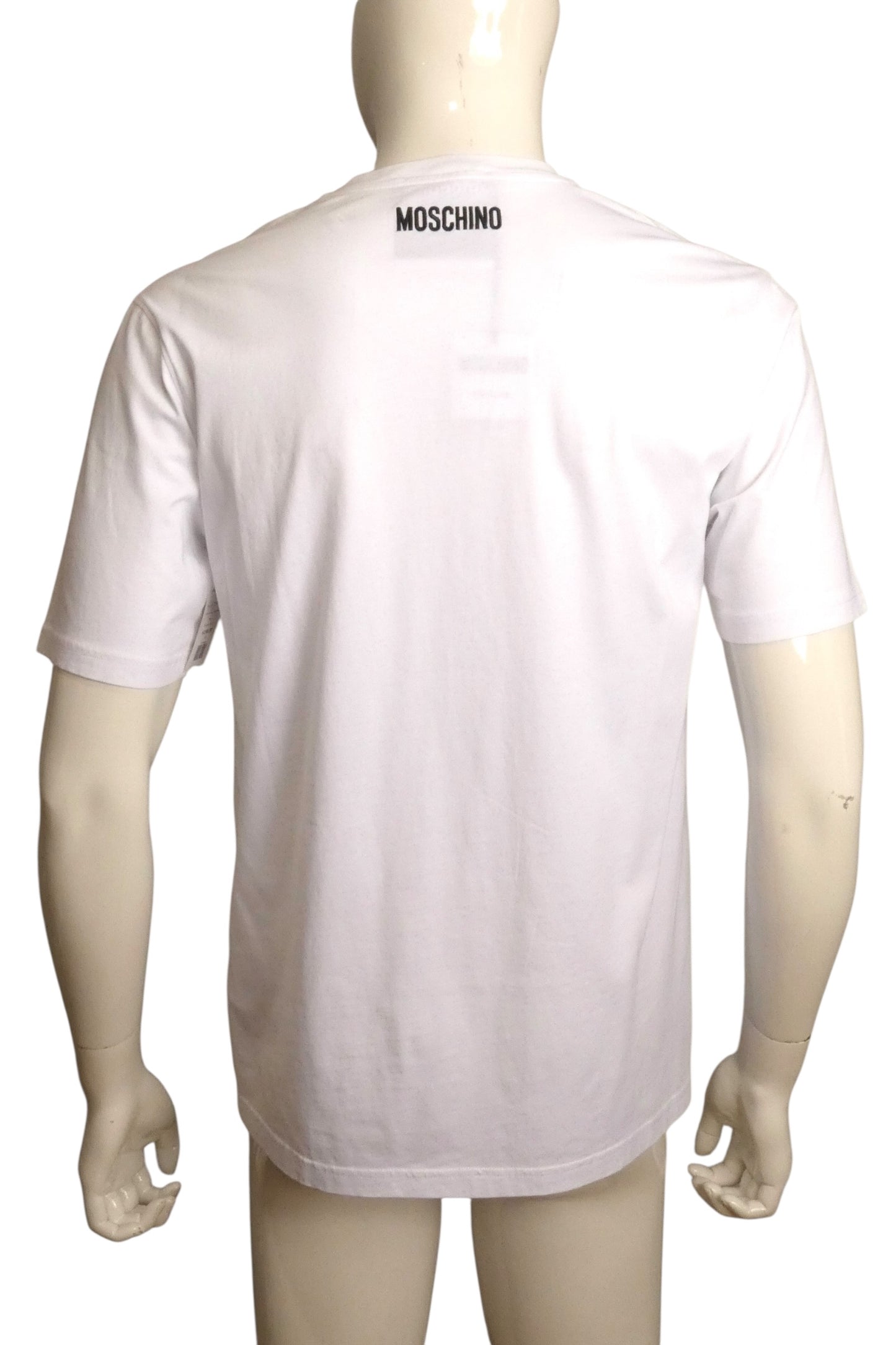 MOSCHINO COUTURE! - 2024 NWT Cotton Embroidered T-Shirt, Size-Large