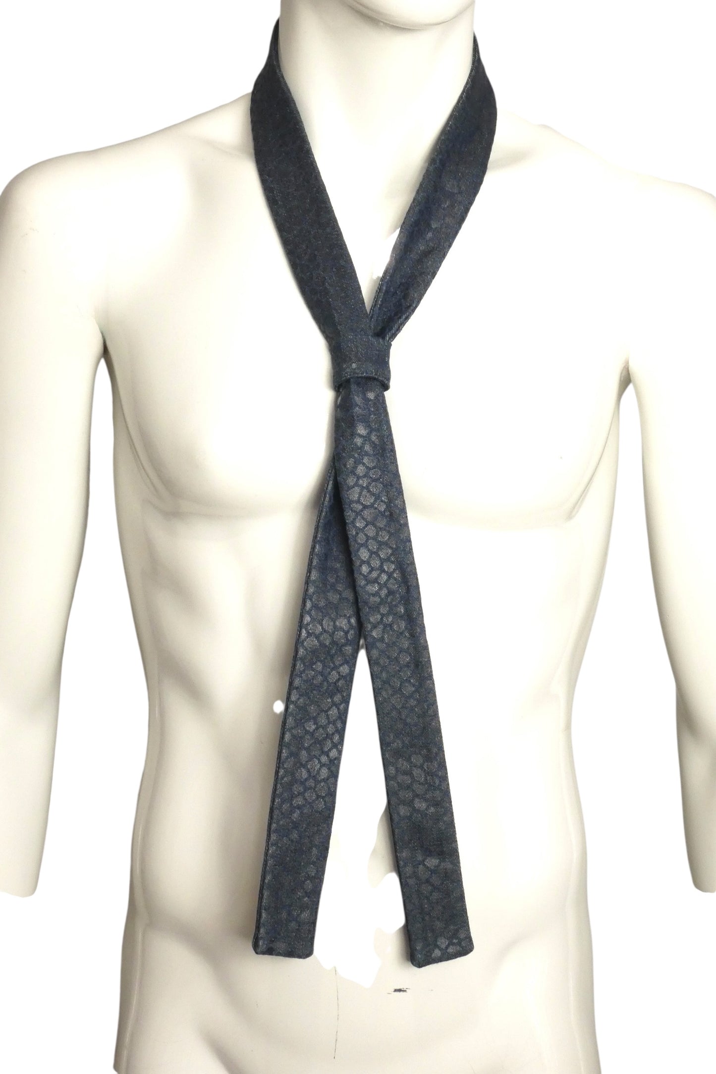 PIERRE CARDIN - Blue Jacquard Slide Tie