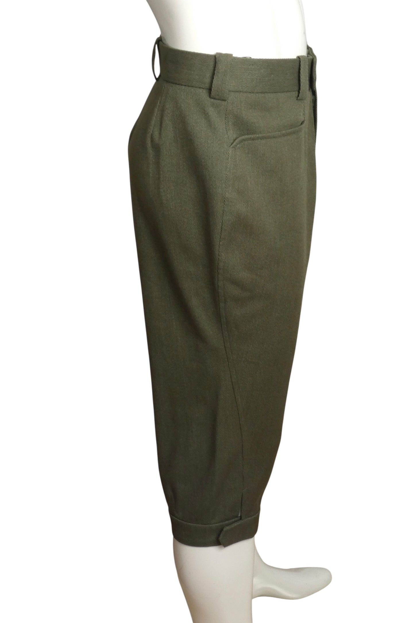 PIERRE CARDIN - 1998 Olive Twill Breeches, Waist-28