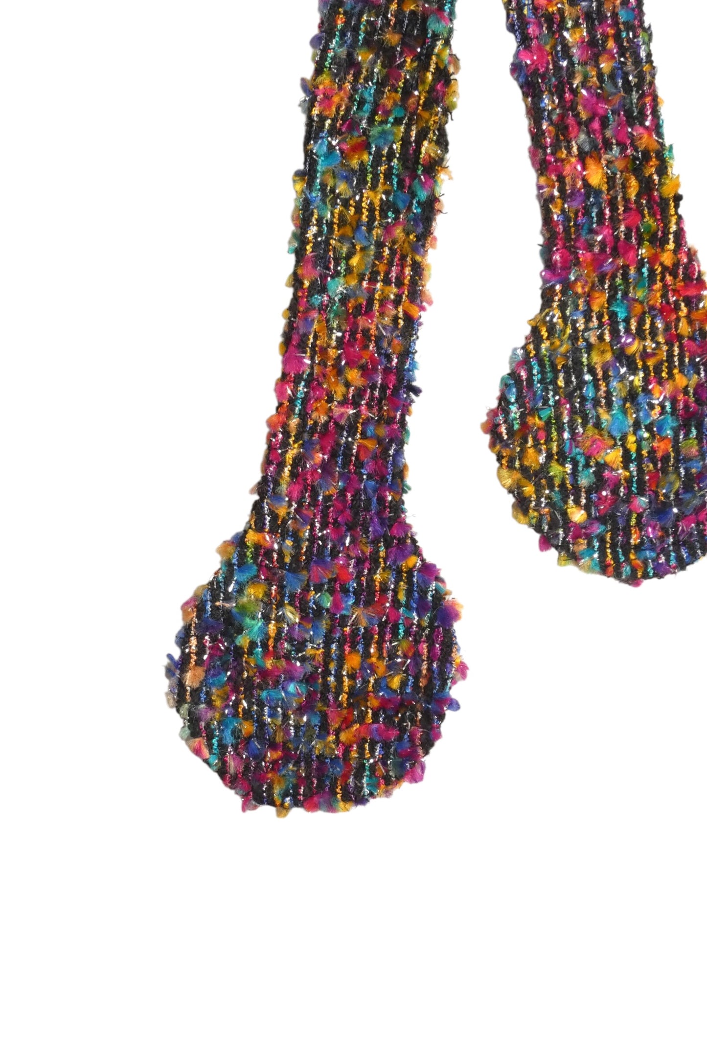 PIERRE CARDIN - Multi Color Metallic Tweed Tie