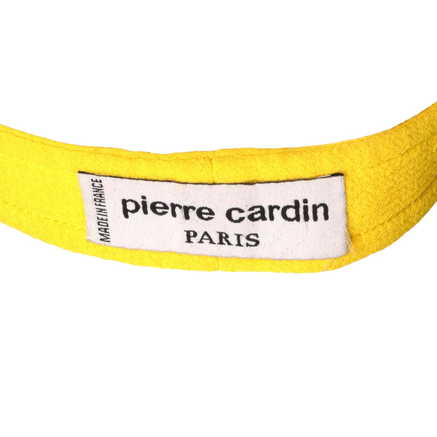 PIERRE CARDIN - Yellow Crepe Slide Tie