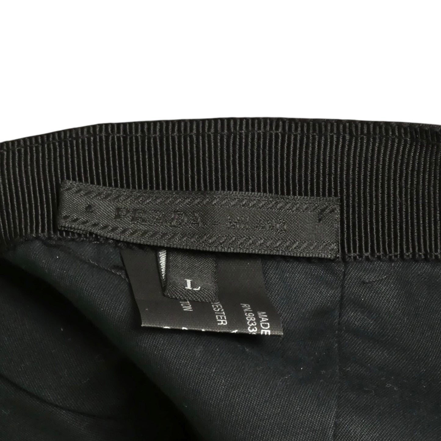 PRADA - 2018 NIB Nylon Baseball Cap, Size-Large