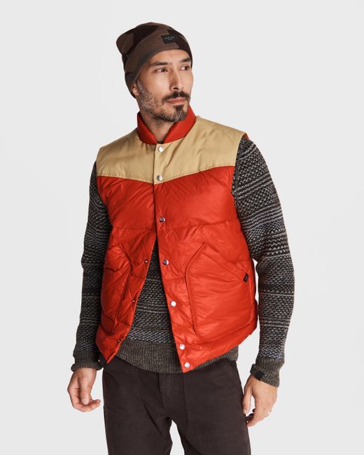 RAG & BONE- NWT Colorblock Down Filled Vest, Size XS