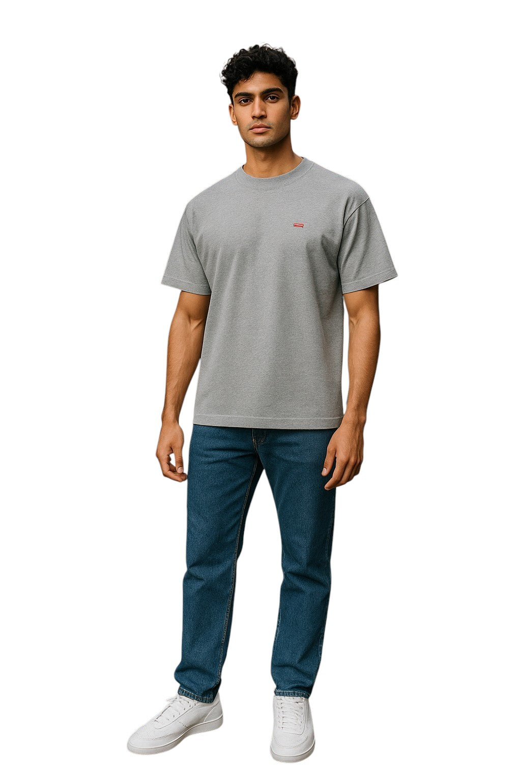 SUPREME- 2023 Gray Small Box Logo T-Shirt, Multiple Sizes