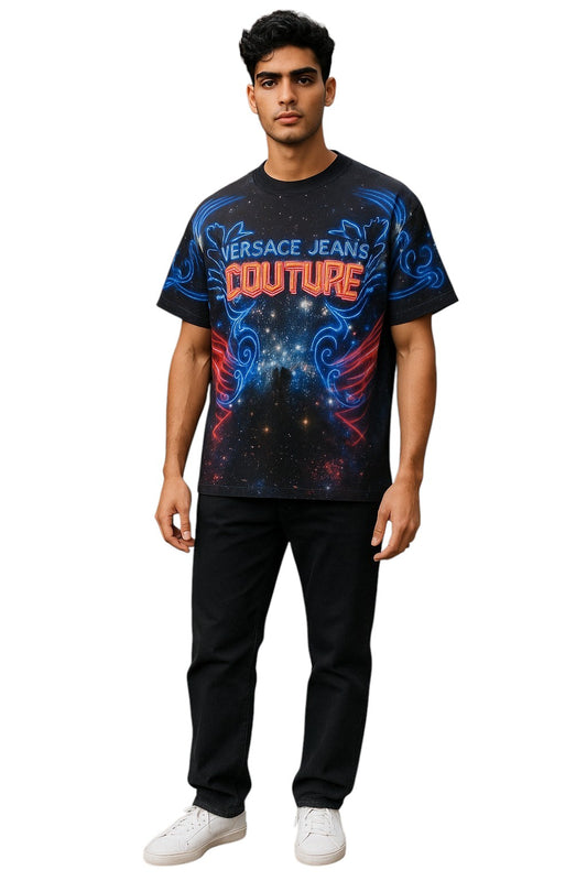 VERSACE JEANS COUTURE- NWT Graphic Print T-Shirt, Size Medium