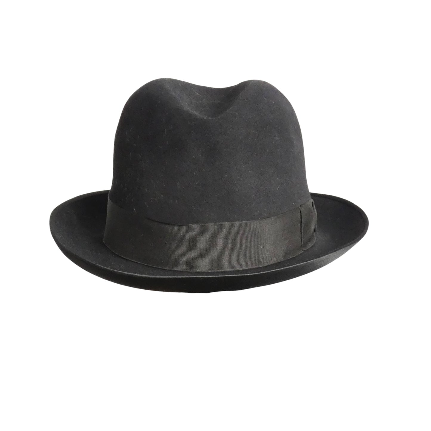 WILLOUGHBY HATTER - 1970s Wool & Wilk Fedora, Size-21.5"