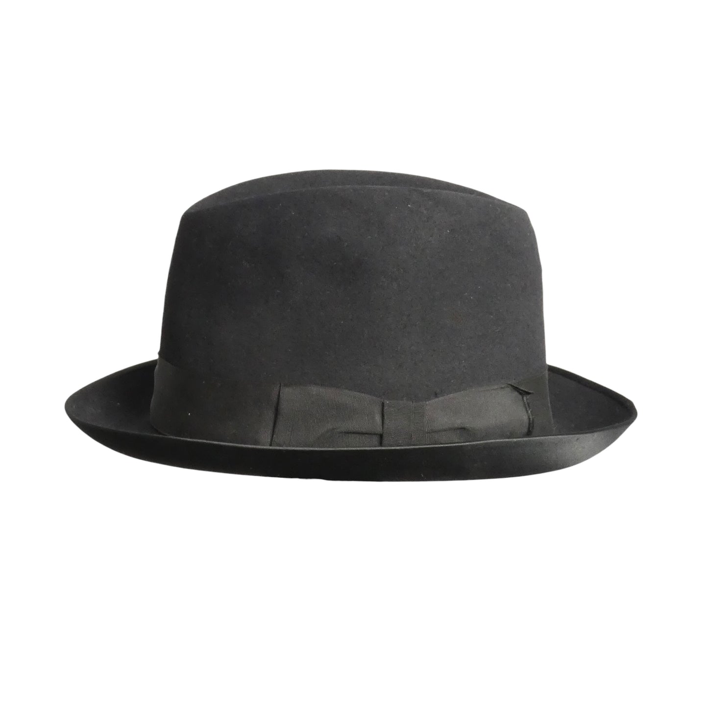 WILLOUGHBY HATTER - 1970s Wool & Wilk Fedora, Size-21.5"