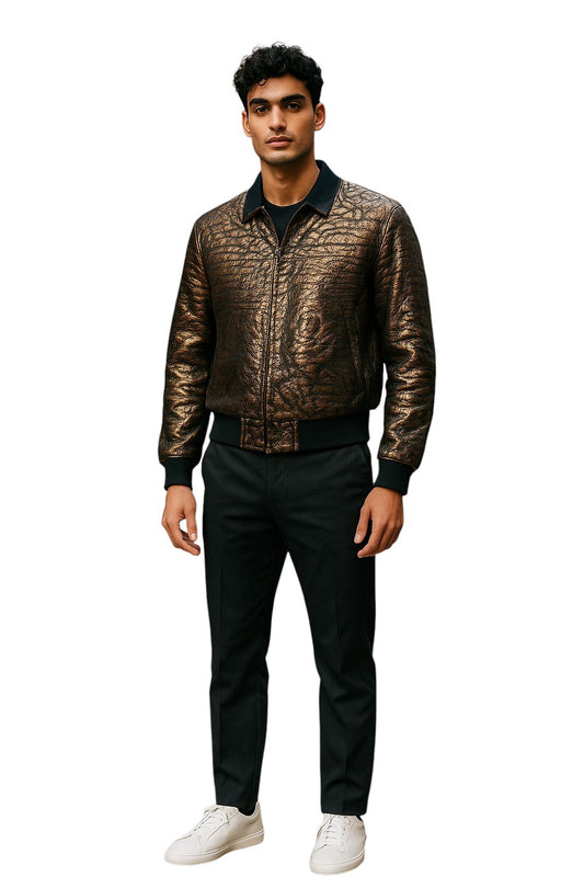 SAINT LAURENT- 2017 Varsity Jacket, Size Small