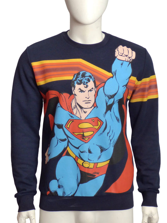 ICEBERG-Cotton Superman Sweatshirt, Size-Small