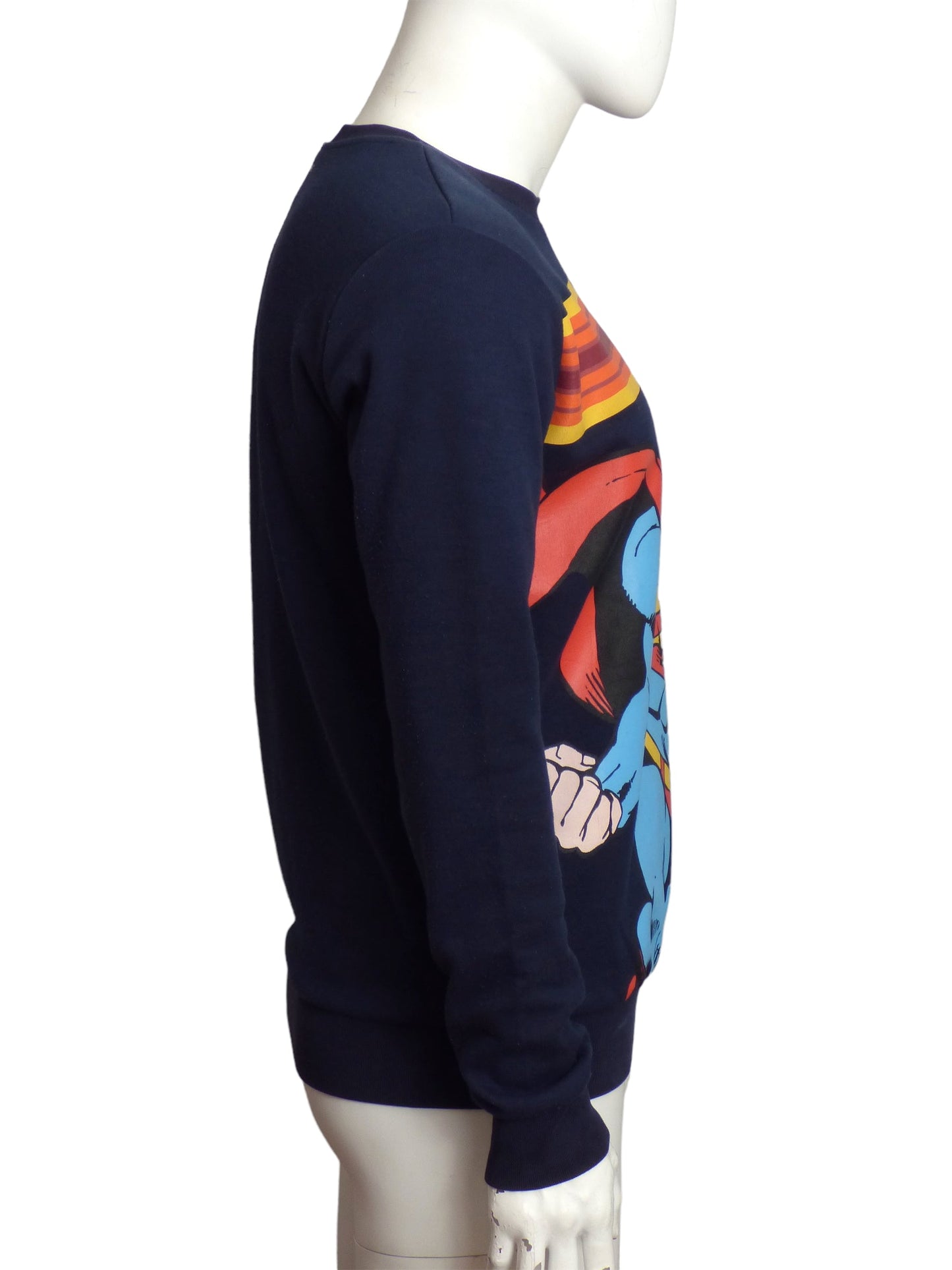 ICEBERG-Cotton Superman Sweatshirt, Size-Small