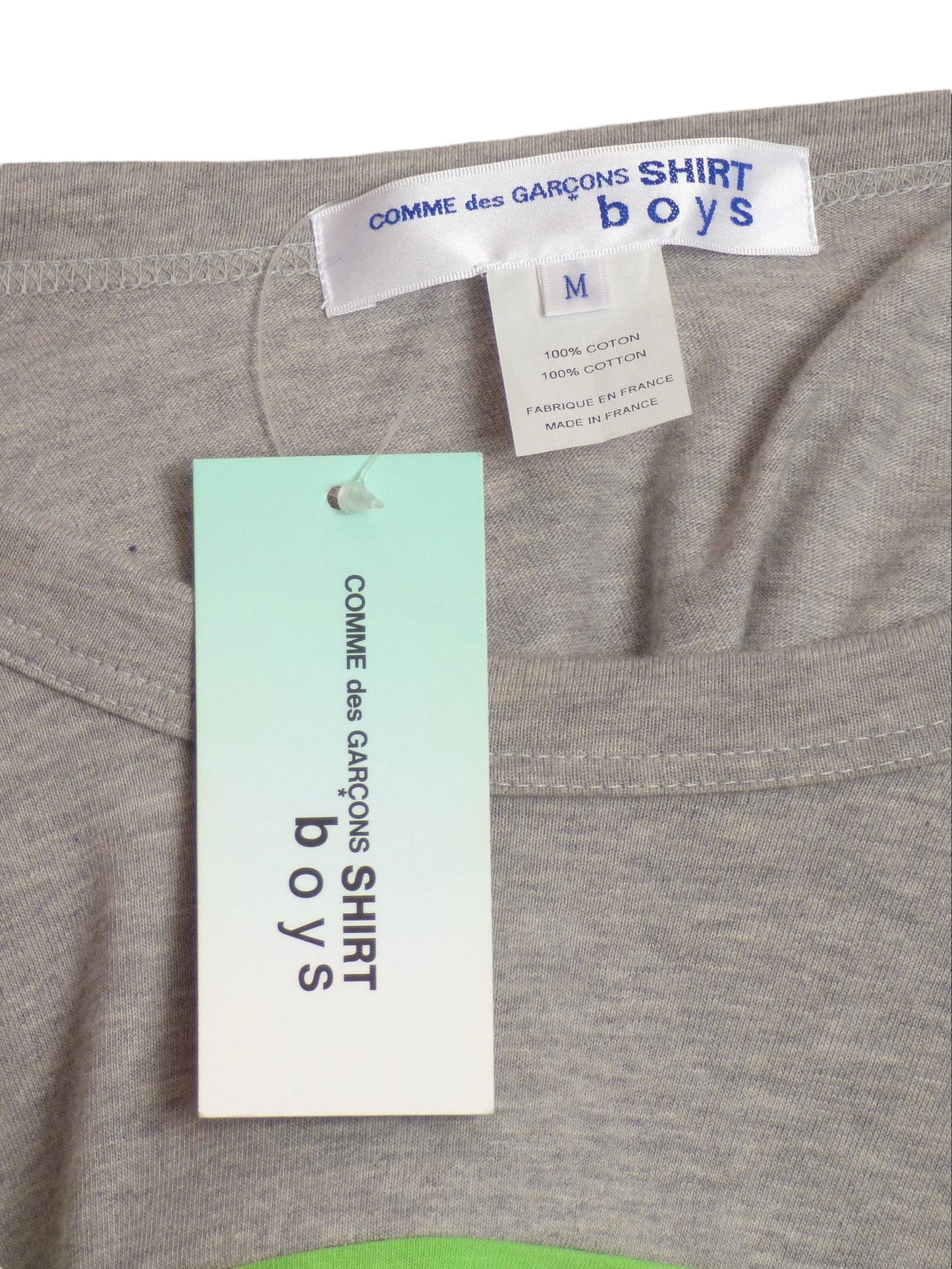 COMME DES GARCONS SHIRT-NWT Cotton Long Sleeve T-Shirt, Size Medium