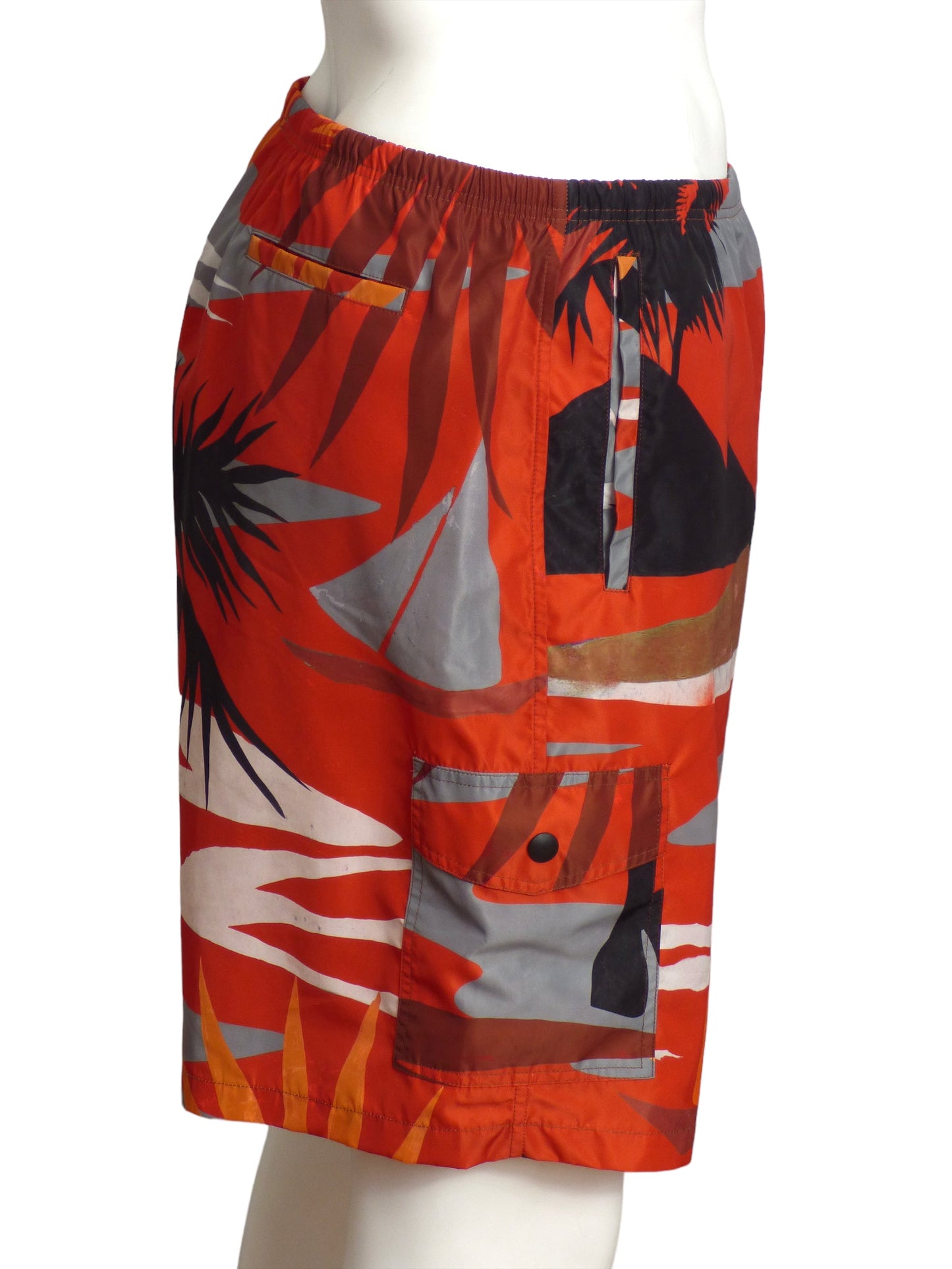 PALM ANGELS- NWT Tropical Print Swimsuit, Size XXL