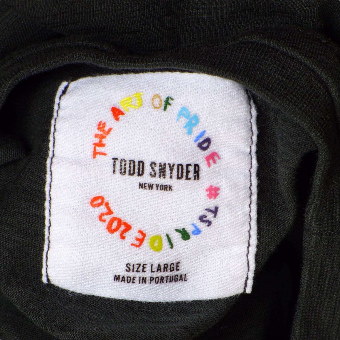 TODD SNYDER- 2020 Pride T-Shirt, Size Medium